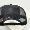 Новые Унисекс Японские 3D Печатные Буквы Бейсболки Козырек Солнцезащитные Персональные Дышащие Хип-хоп Тракеры Цветные Блоки Универсальные Сетчатые