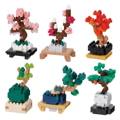 Kawada Nanoblock Мини Нано Бонсай 1 КОРОБКА 6 6 видов всего (BOX) NBMC_63S = штук,