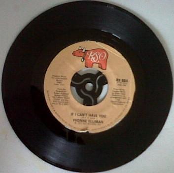 7-дюймовая пластинка YVONNE ELLIMAN If I Cant Have You RS884 RSO 1977 Канада Танцевальная Электроника Б/у