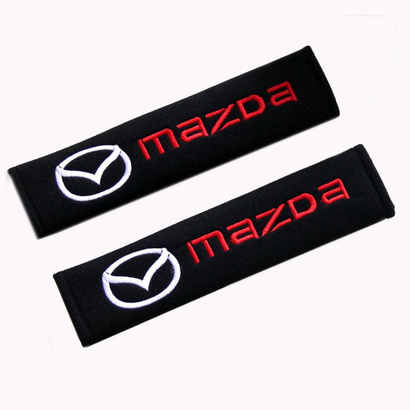 Car Headrest Neck Pillow Seat Belt Shoulder Pads Fit For Mazda 3 CX5 6 BK GH 2 CX3 CX30 MX5 5 CX7 CX9 RX8 MX3 MS MP Accessories