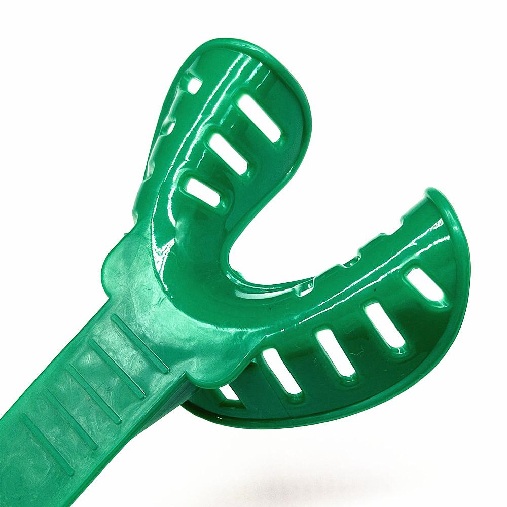 12 шт./компл., стоматологические слепочные лотки, пластиковые стоматологические центральные материалы, держатель для зубов, инструменты для ухода за полостью рта для взрослых и детей