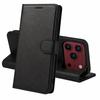 Coque pour iPhone 18 PRO MAX - Portefeuille Noir Rabat Clapet Aimanté Rangement Cartes Phonillico®