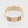 CARTIER Love Classic Model Ring K18 yellow gold #4.7(US Size) 6.38g Women Used