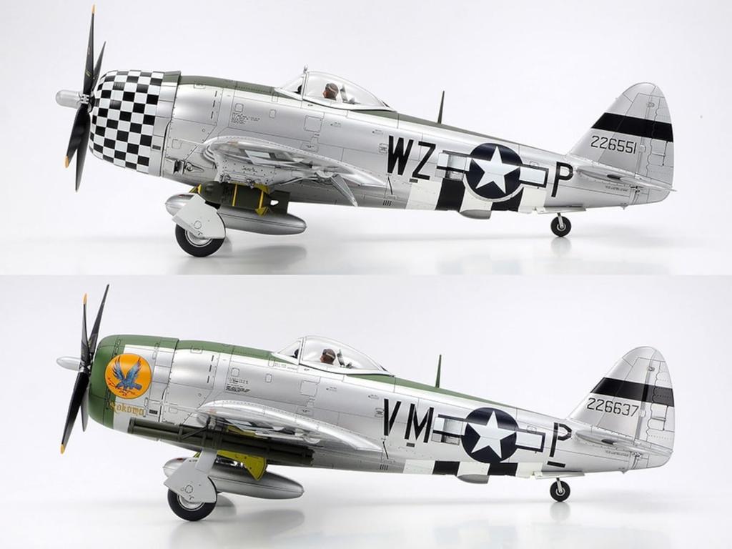 Tamiya Пластиковая модель US Army Republic Thunderbolt Bubble Top серии Masterpiece 61090 1/48 № 90 P-47D