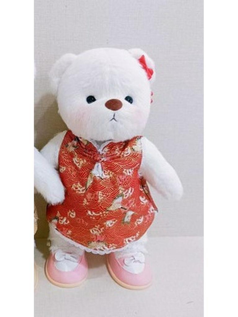 Плюшевая игрушка Лина Медведь 30 см с пижамой для переодевания