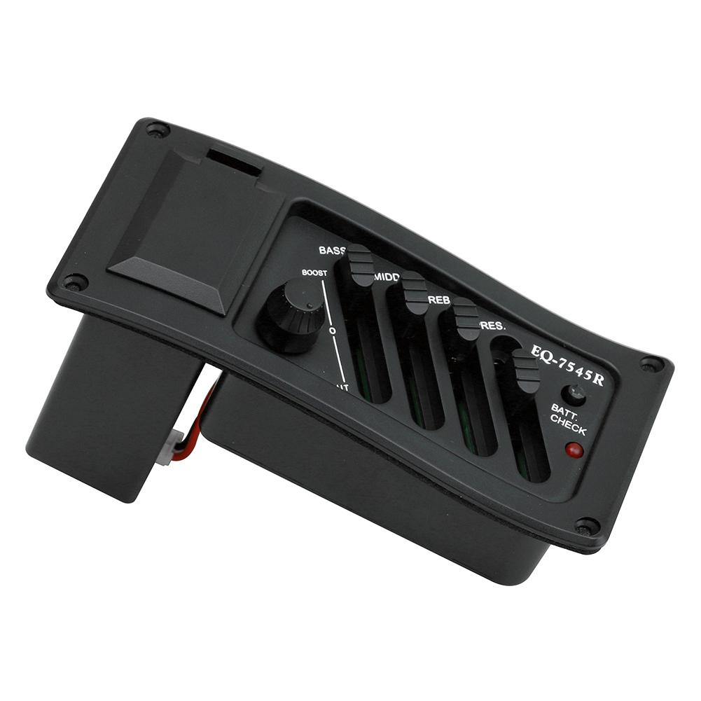 4-полосный эквалайзер для акустической гитары, пьезо-звукосниматель, предусилитель, эквалайзер, тюнер, усилитель, эквалайзер-тюнер для акустических гитар