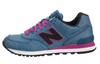 New Balance Кроссовки серии 574 'Синяя Роза Красная' Женские WL574MBR