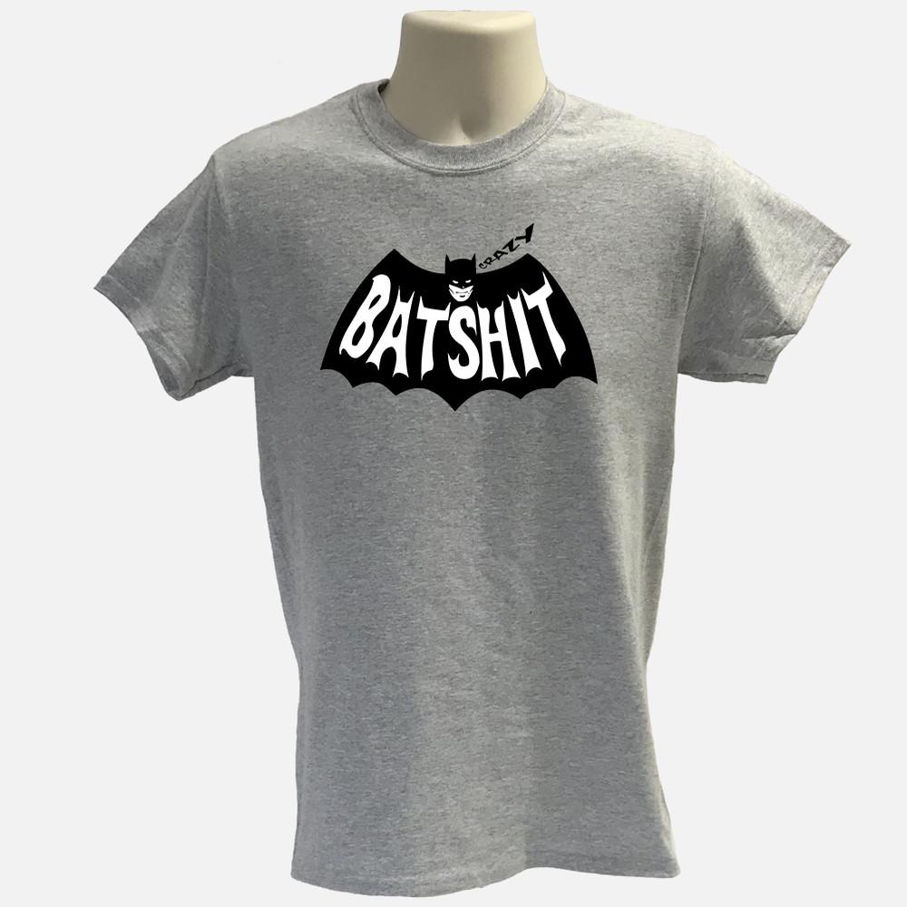 Batshit crazy Tshirt funny super heroe Tee graphic batman inspired tee shirt Unisex T-Shirt