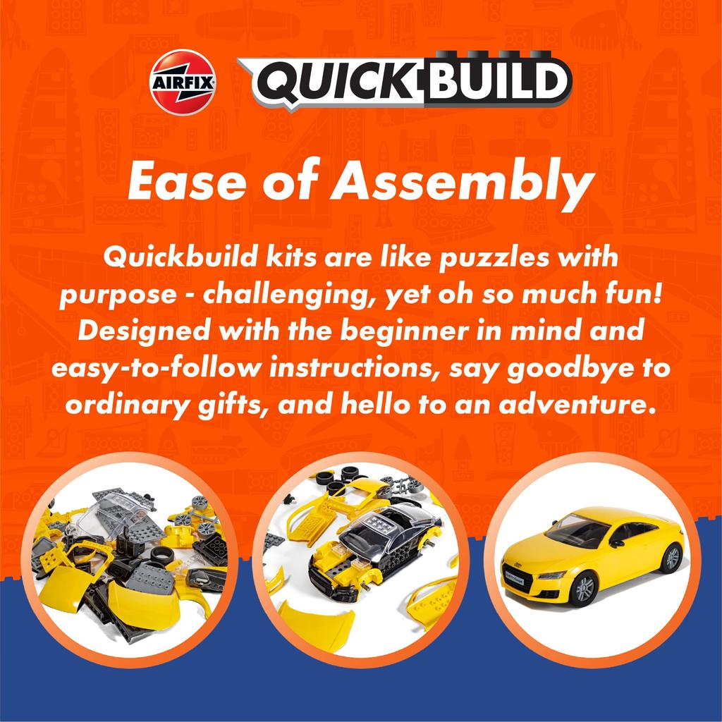 Airfix Quick Build Series Ford Mustang GT1968 окрашенный комплект для сборки блока QB6035 немасштабированный