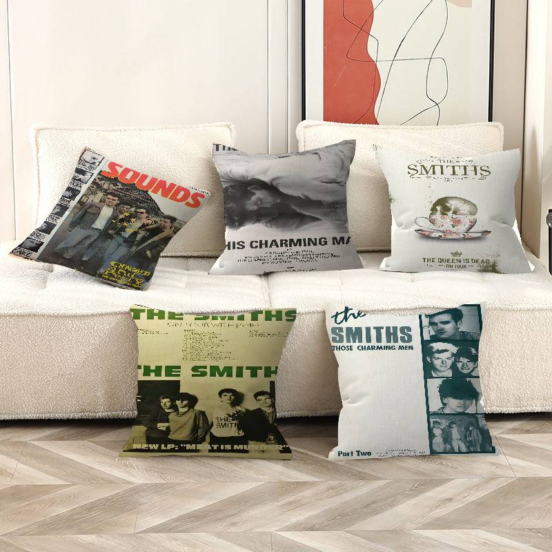Rock Band The S-Smiths Cushion Cover Pillow Cover Decor Pillowcase Printed Cushion Case For Couch