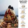 Gingerbread Christmas Decorations Blanket Soft Throw Blanket For Home Bedroom Bed Sofa Travel Office Solid Christmas Blanket