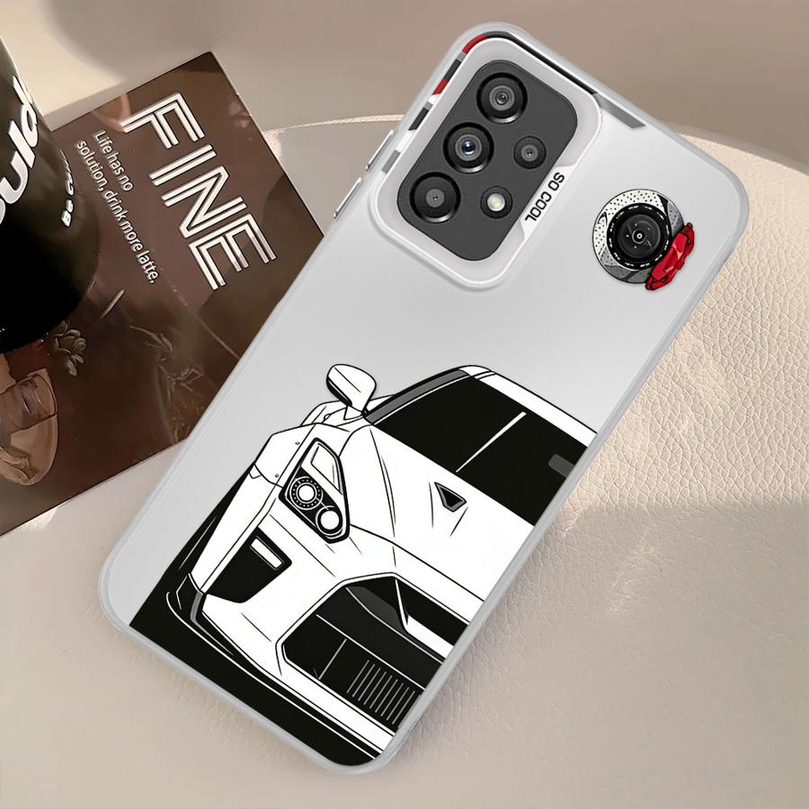 Чехол для Samsung Galaxy A16 A34 A72 A17 A52 A13 A32 A36 A14 A56 A12 A23 A71 A25 A73 A54 Чехол для телефона JDM Спортивный автомобиль