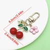 Creative Korean-style Resin Orange Keychain Pendant - Fresh Sweet Hanging Ornament Gift