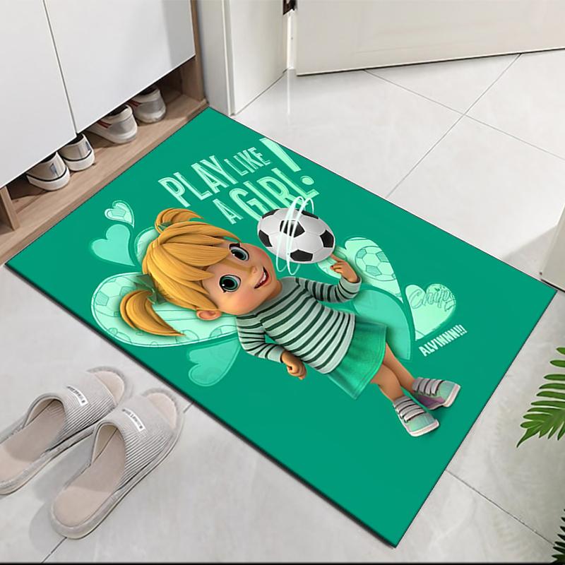 Alvin and the Chipmunks Printed Carpetrugfor Office Chair Living Room Bedroom Kitchen Room Decor Gifts