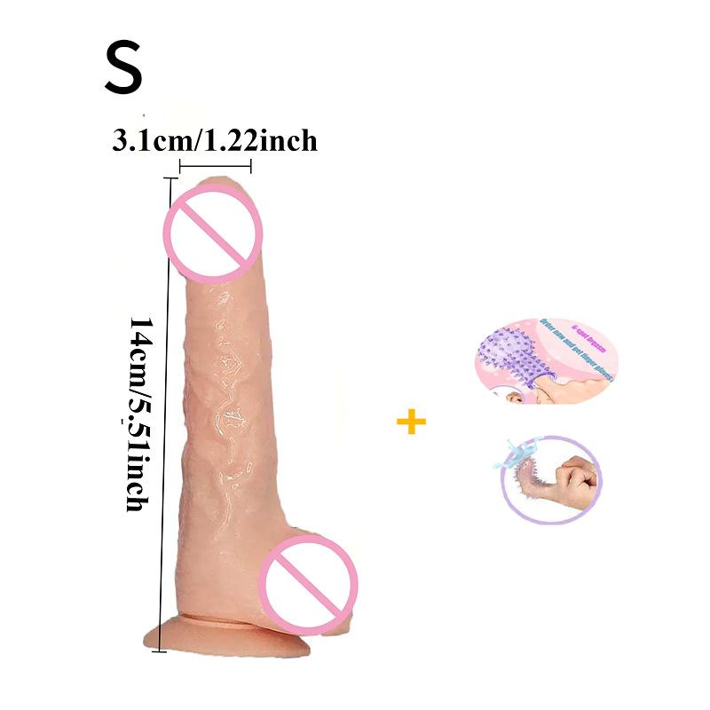 Realistic Dildo with Suction Cup Huge Fake Dick Big Suction Cup Penis Dildos G Spot Massager Sex Toys for Women Aduls Panties18