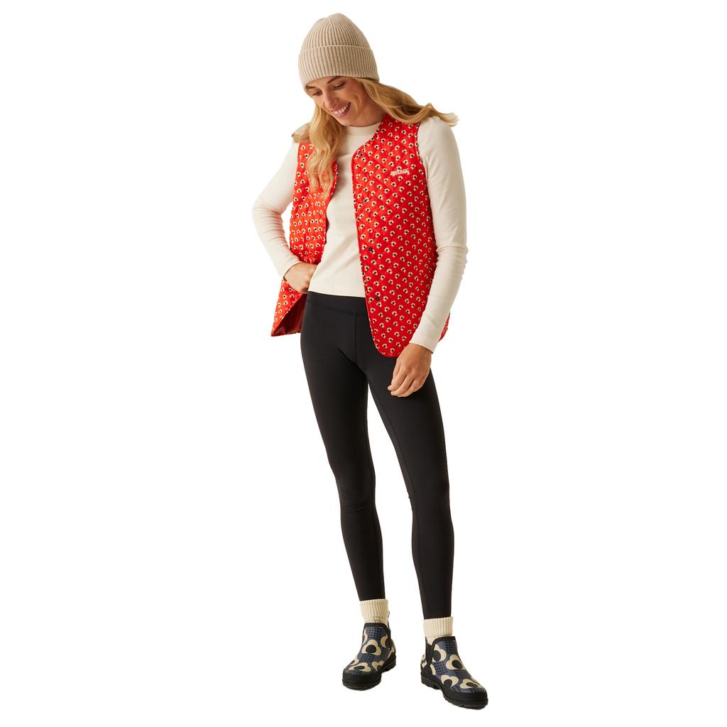 Regatta Professional Womens/Ladies Orla Kiely Floral Quilted Gilet