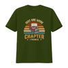 Just One More Chapter T Shirt Retro Stacked Books Design for Book Lovers Reading Enthusiasts vintage Washed graphic homme