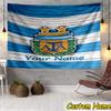 Custom Name Argentina Football Crest Tapestry Room Decoration Wall Hanging for Living Room Bedroom, dormitory, Birthday and Christmas gifts