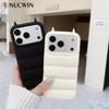 Смешной 3D чехол для телефона с рожками дьявола, пуховик, для iPhone 17 Pro Max 16 15 14 13 12 Pro Max 16Plus 16E, милый, ударопрочный, мягкий чехол