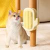 Щетка для царапания кошек, пластиковая палочка для дразнилки кошек, прочная массажная щетка для домашних животных для кошек