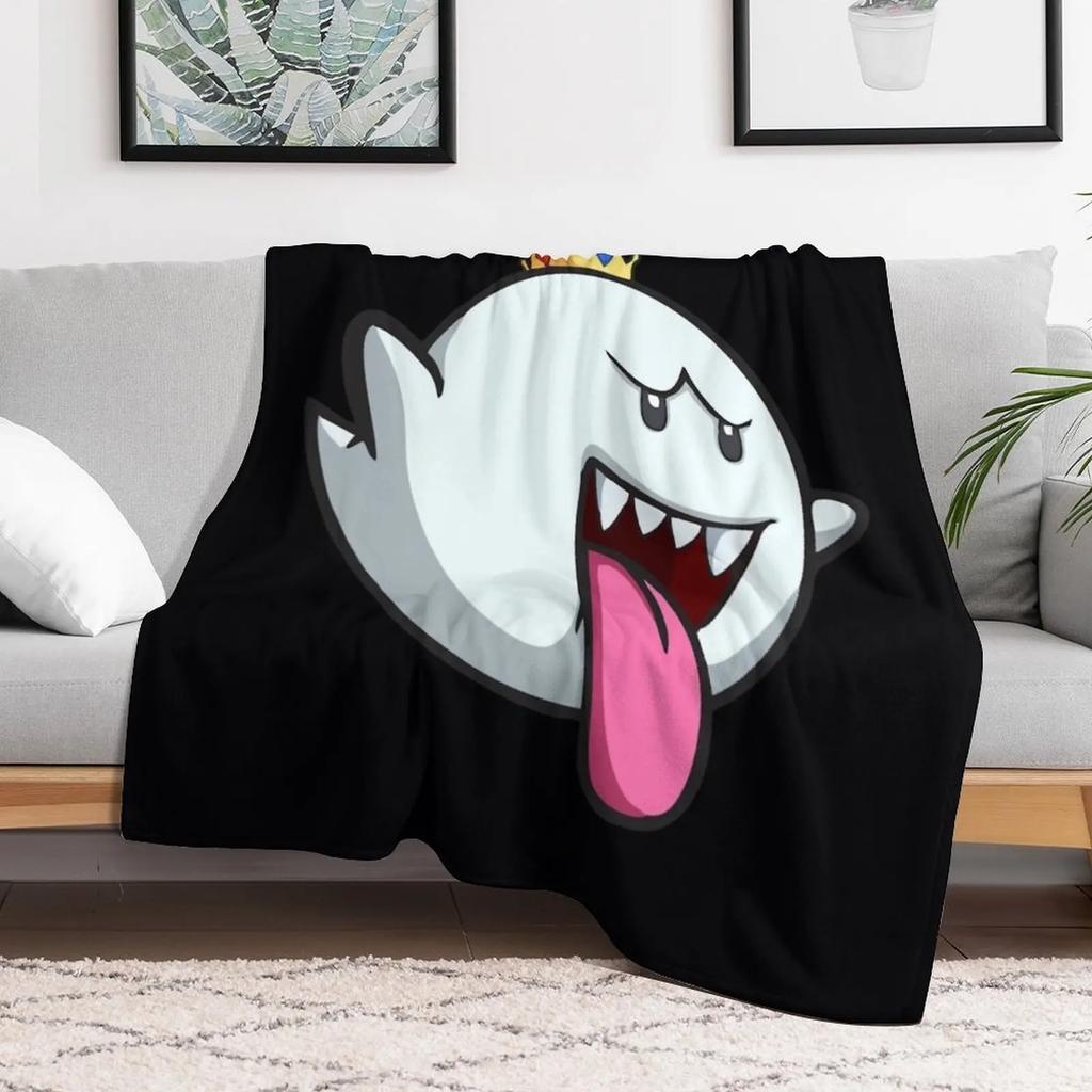 king boo Throw Blanket Warm Comfortable Blanket for Office Napping