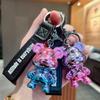 Stylish Gradient Bear Doll Car Keychain Ornament