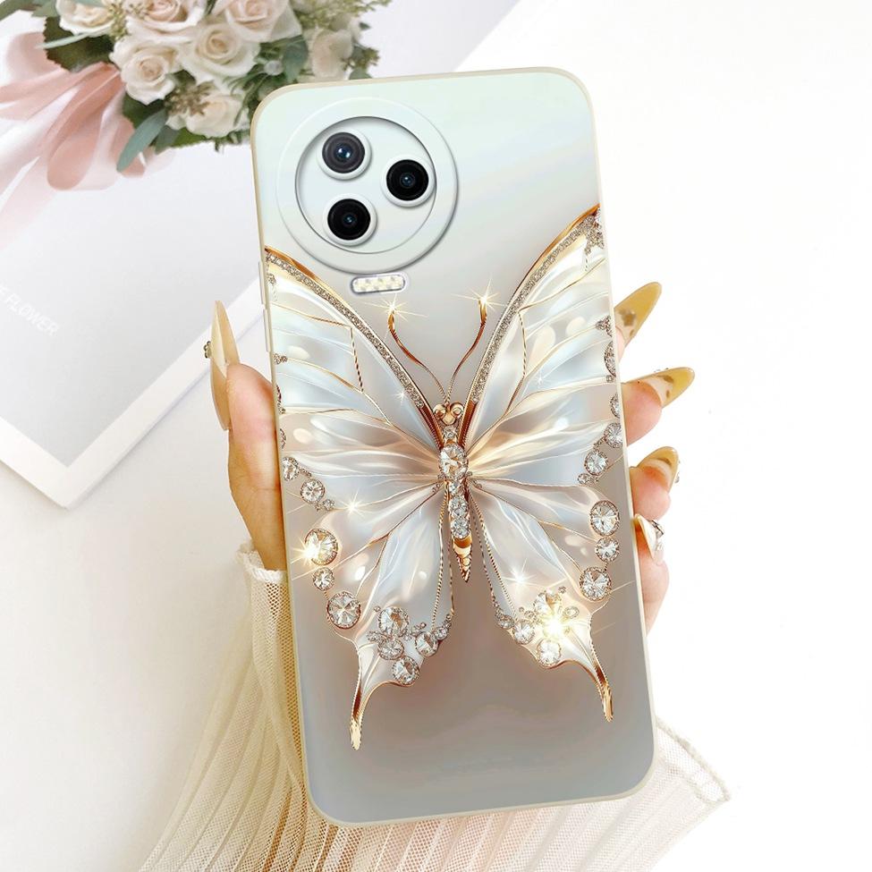 For Infinix Note 12 Pro 4G Case X676B Fashion Cartoon Cute Funny Painted Silicone Bumper For Infinix Note 12 2023 X676C Casing