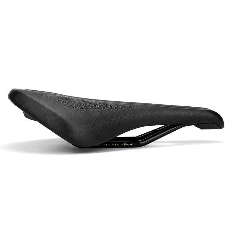Wide Nose Mountain Bike Saddle With Hollow Design Comfort Cycling Seat - SD-576B Black Red White