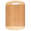 RSINC Bamboo Chopping Board/Vegetable Cutting Board for Kitchen Handle (30 x 20 x 2 CMs, Brown, Large) Bamboo Chopping Board