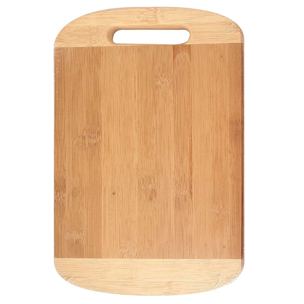 RSINC Bamboo Chopping Board/Vegetable Cutting Board for Kitchen Handle (30 x 20 x 2 CMs, Brown, Large) Bamboo Chopping Board