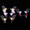 Colorful LED Glow Headband Plastic Luminous Deer Horn Hair Band Flashing Headband  Kids Gift