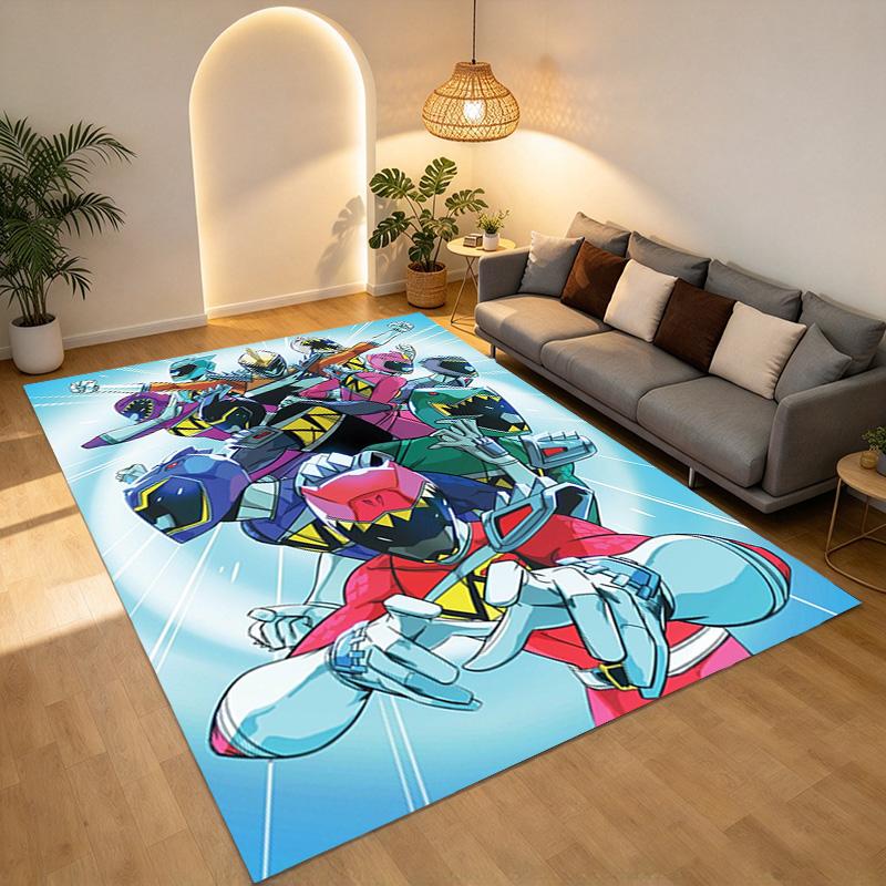 Power Rangers Living Room Nonslip Area Rug Soft Carpet For Bedroom Game Playroom Sofa Office Home Decor Doormat Christmas Gift C926396