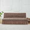 Specially For Thickened Knitted Jacquard Sofa Bedspread Skirt Sofa Cover No Armrest Sofa Cover Foldable