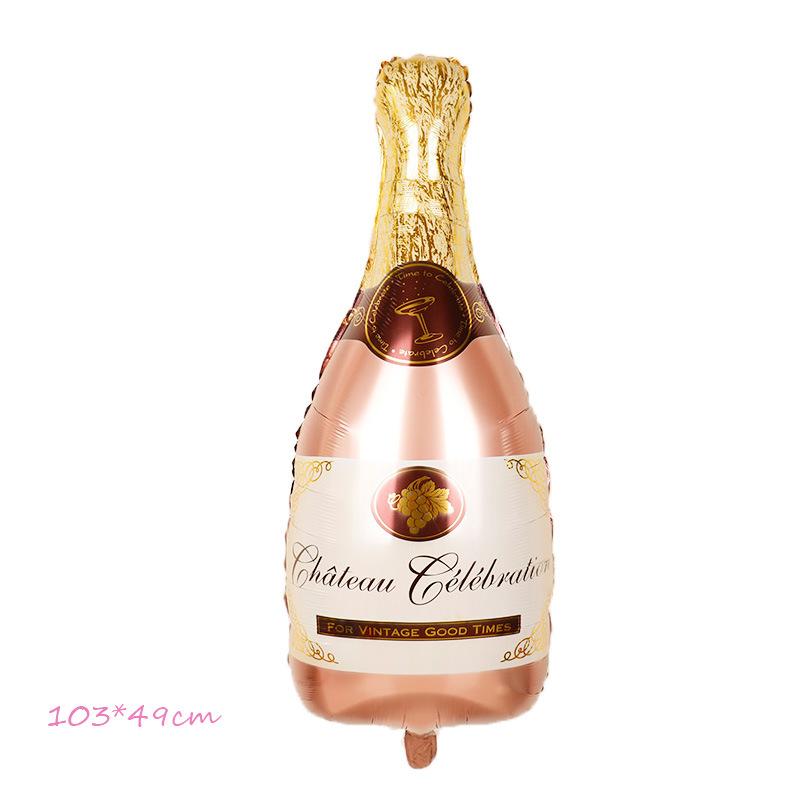 Wine Bottle Foil Balloons Beer Party Decor Banquet Birthday Party Wine Goblet Balloon Wedding Anniversary Party Decoration 5