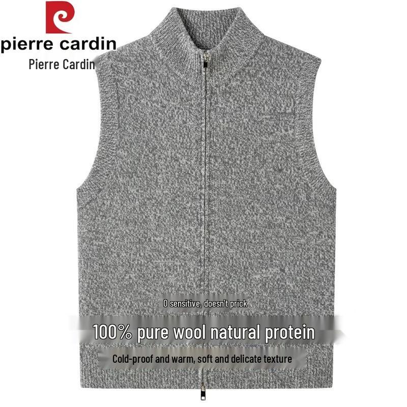 Pierre Cardin Вязаный жилет из 100% шерсти
