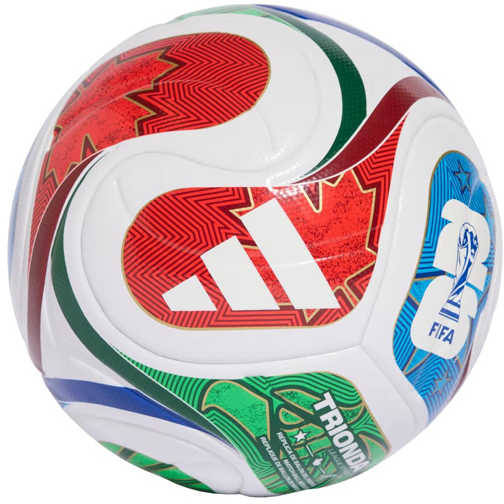Adidas FIFA World Cup 26 Trionda League J350 Ball, Unisex White Football