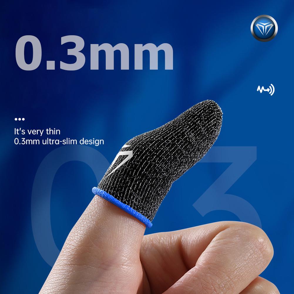 20-2PCS Напальчники для игр, ультратонкие, дышащие, влагостойкие, для сенсорных экранов, для PUBG Mobile