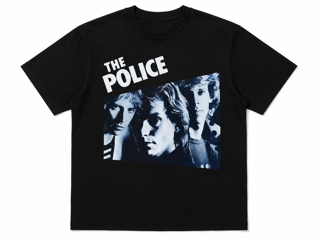 The Police Unisex T-Shirt Unisex S M L XL 2 34XL Black White