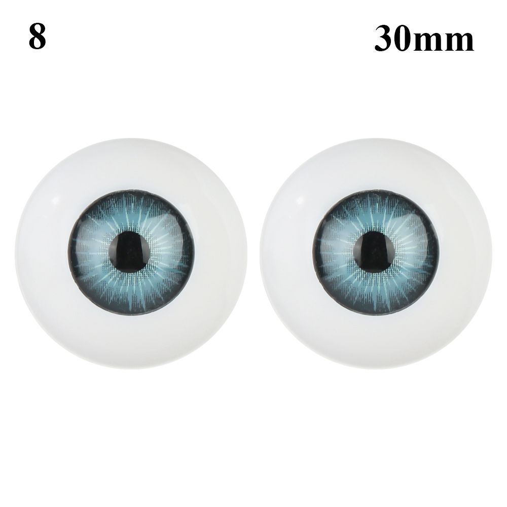 1 пара 24 мм 30 мм DIY Для BJD куклы Акриловые глаза Изготовление кукол Поделки Кукольный глаз Безопасная игрушка для животных