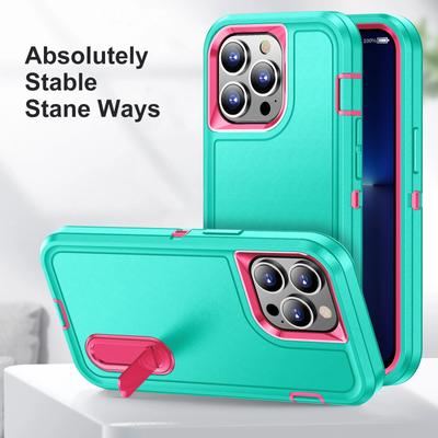 Гибридная прочная бронированная подставка для iPhone 16 Pro Max 15 14 13 12 11 XR XS 7 8 Plus 3IN1 Otter Case Box Жесткий противоударный держатель с полной защитой
