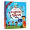 Usborne Подними створку Вопросы и ответы о динозаврах / Вашем теле / Космосе / нашем Мире / Чувствах Интерактивная книжка с окошками Английская книжка с картинками Развивающая