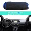 2 Layers Car Inner Dashboard Cover Dash Mat Carpet Cape for Hyundai i10 2nd Generation 20142015 2016 2017 2018 LHD Anti-dity