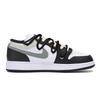 Jordan Air Jordan 1 Износостойкие Низкие Винтажные Баскетбольные Кроссовки Мужские Черно-Серые 553558-131(Команда85-)