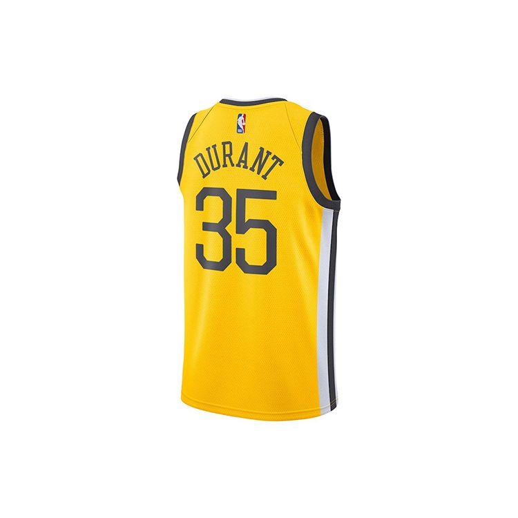 Nike Джерси ограниченного выпуска НБА, издание для фанатов, Golden State Warriors, мужские футболки Кевина Дюранта, желтые BQ1159-729