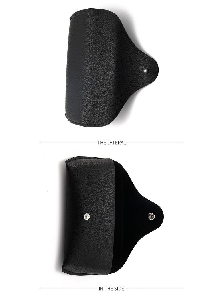 Набор чехлов для солнцезащитных очков из ПУ с текстурой личи - Настраиваемый с логотипом