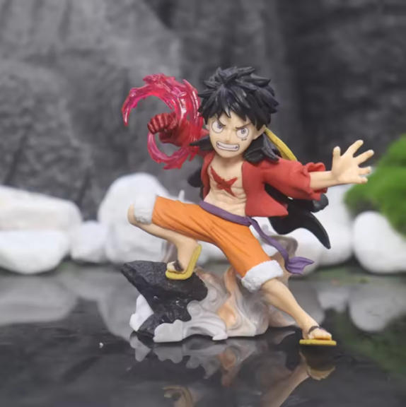 18 см One Piece Monkey D. Луффи Луффи Фигурки Боевой Стиль Фигурки Действия Коллекция Аниме ПВХ Модель Куклы Игрушки Детские Подарки на День Рождения
