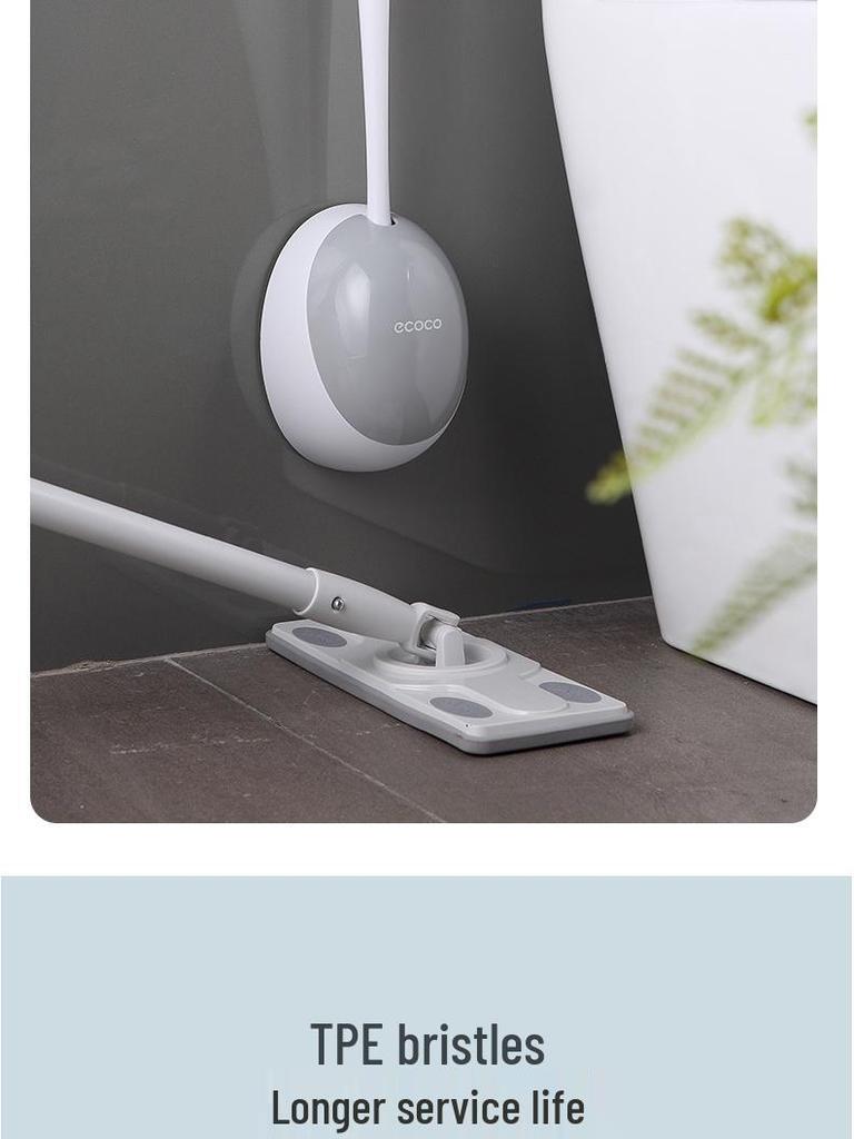 Силиконовый набор туалетной щетки с настенной стойкой для хранения для полной уборки ванной комнаты