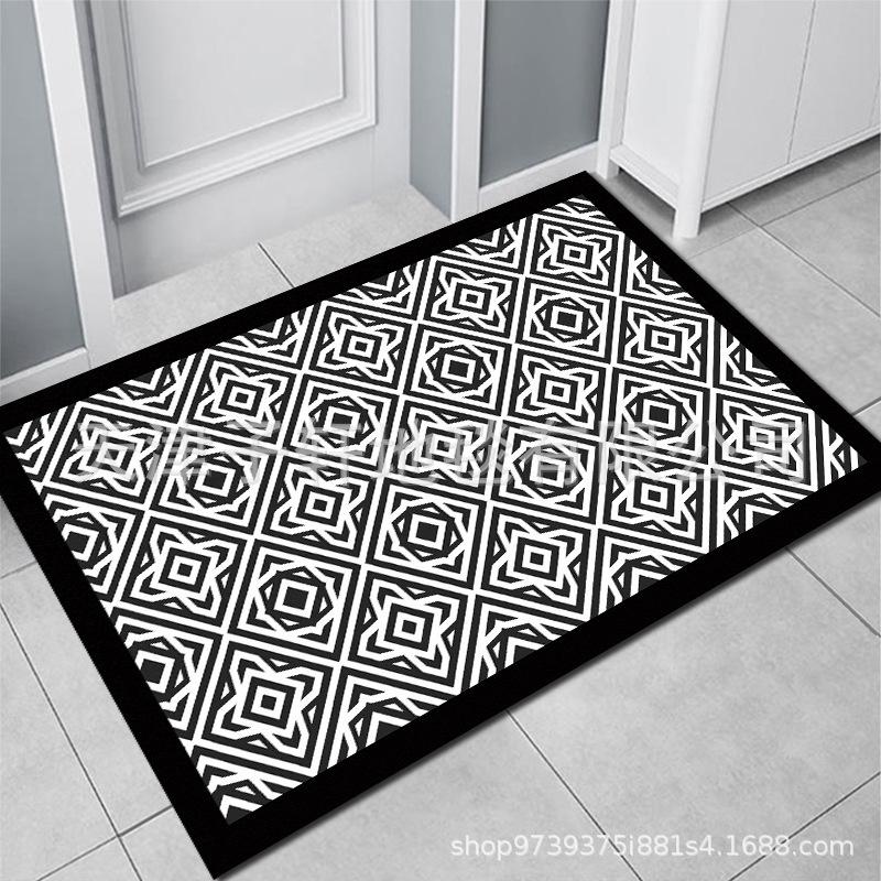 Nordic National Wind Diatom Mud Mat для ванной комнаты, туалета, впитывающий нескользящий грязный и легкоочищаемый коврик для крыльца