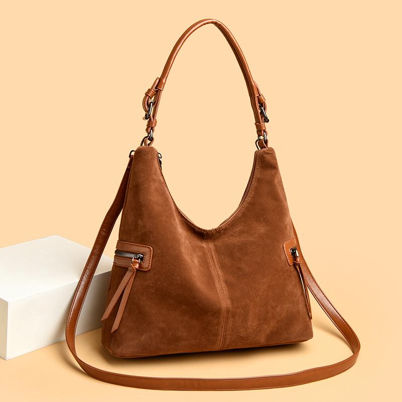 Винтажная вместительная сумка под мышку Женская сумка-тоут Сумка на плечо