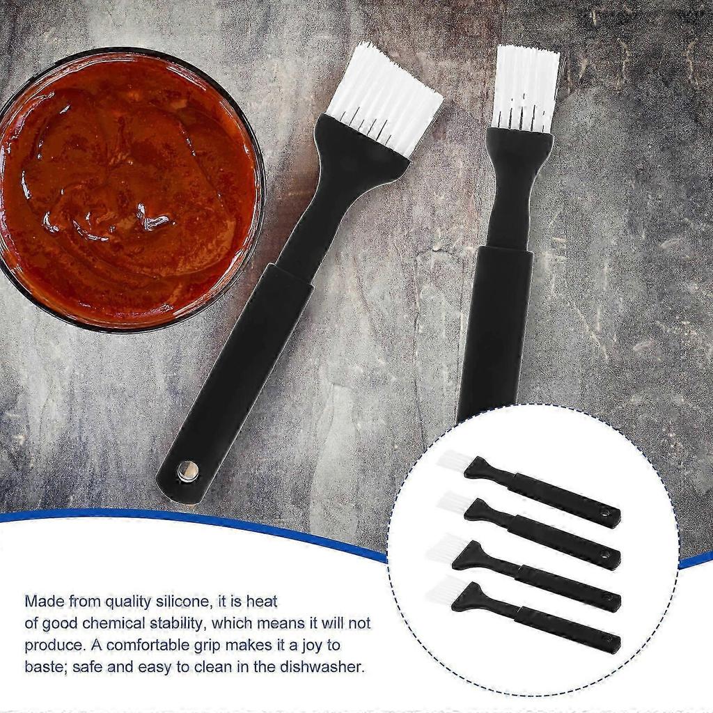 Plastic Brush Pastry Brush for Baking 12Pcs Nylon Bristle Set
